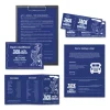 Color Paper, 24 lb Bond Weight, 8.5 x 11, Blast-Off Blue, 500/Ream - Image 2
