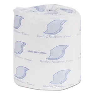 Bath Tissue, Wrapped, Septic Safe, 2-Ply, White, 300 Sheets/roll, 96 Rolls/carton