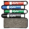 Whiteboard Caddy Set, Broad Chisel Tip, Assorted Colors, 4/set - Image 3