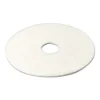 Low-Speed Super Polishing Floor Pads 4100, 14" Diameter, White, 5/carton - Image 2