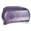 VersaTwin Tissue Dispenser, Classic, 8 x 5.75 x 12.75, Transparent Black Pearl