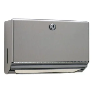 Surface-Mounted Paper Towel Dispenser, 10.75 X 4 X 7.06, Stainless Steel