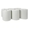 Hard Roll Paper Towels with Premium Absorbency Pockets, 1-Ply, 8″ x 600 ft, 1.5″ Core, White, 6 Rolls/Carton - Image 3
