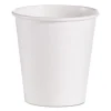 Single-Sided Poly Paper Hot Cups, 10 oz, White, 50 Sleeve, 20 Sleeves/Carton