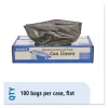 Total Recycled Content Plastic Trash Bags, 45 Gal, 1.5 Mil, 40″ X 48″, Brown/black, 100/carton