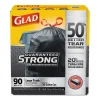 Drawstring Trash Bags, 13 gal, 0.8 mil, 24″ x 28″, White, 80 Bags/Box, 6 Boxes/Carton
