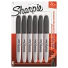 Super Permanent Marker, Fine Bullet Tip, Black, 6/pack - Image 2