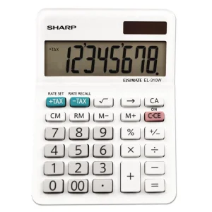 El-310wb Mini Desktop Calculator, 8-Digit Lcd