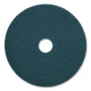 Cleaning Floor Pads, 20" Diameter, Blue, 5/carton