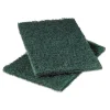 Heavy-Duty Scouring Pad 86, 6 X 9, Green, Dozen - Image 3