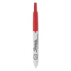 Retractable Permanent Marker, Extra-Fine Needle Tip, Red - Image 2