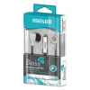 B-13 Bass Earbuds with Microphone, 52″ Cord, White