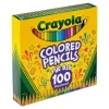 Long-Length Colored Pencil Set, 3.3 mm, 2B, Assorted Lead and Barrel Colors, 100/Pack - Image 2