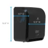 Pacific Blue Ultra Paper Towel Dispenser, Mechanical, 12.9 X 9 X 16.8, Black - Image 3