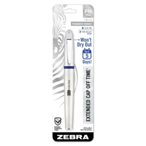 Pm-701 Permanent Marker, Medium Bullet Tip, Blue