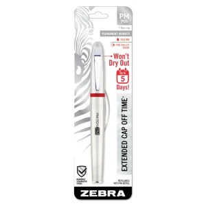 Pm-701 Permanent Marker, Medium Bullet Tip, Red