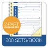 Write ‘n Stick Phone Message Book, Two-Part Carbonless, 4.75 x 2.75, 4 Forms/Sheet, 200 Forms Total - Image 2