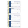 Write ‘n Stick Phone Message Book, Two-Part Carbonless, 4.75 x 2.75, 4 Forms/Sheet, 200 Forms Total