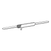 Self-Adhesive Two-Prong Paper Fastener Bases, 2″ Capacity, 2.75″ Center to Center, Matte Steel, 100/Box - Image 3