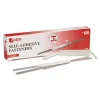 Self-Adhesive Two-Prong Paper Fastener Bases, 2″ Capacity, 2.75″ Center to Center, Matte Steel, 100/Box
