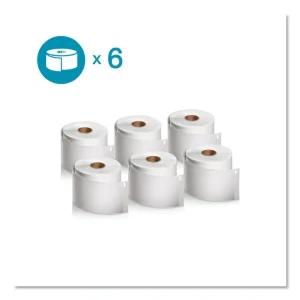 LW Shipping Labels, 2.31″ x 4″, White, 300 Labels/Roll, 6 Rolls/Pack