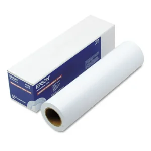 Premium Luster Photo Paper Roll, 10 Mil, 13″ X 32.8 Ft, Premium Luster White