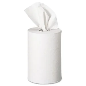 Pacific Blue Basic Nonperforated Paper Towels, 1-Ply, 7.88″ x 350 ft, White, 12 Rolls/Carton