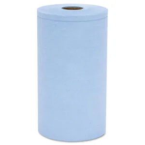 Prism Scrim Reinforced Wipers, 4-Ply, 9.75″ x 275 ft, Unscented, Blue, 6 Rolls/Carton
