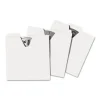 CD File Folders, 1 Disc Capacity, White, 100/Pack - Image 2