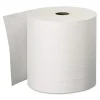 Hard Roll Paper Towels with Premium Absorbency Pockets, 1-Ply, 8″ x 600 ft, 1.5″ Core, White, 6 Rolls/Carton