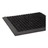 Super-Soaker Wiper Mat With Gripper Bottom, Polypropylene, 46 X 72, Charcoal - Image 2