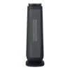 Ceramic Heater Tower with Remote Control, 1,500 W, 7.17 x 7.17 x 22.95, Black