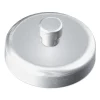 Mounting Magnets for Glove and Towel Dispensers, White/Silver, 1.5″ Diameter, 4/Pack