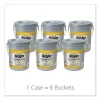 Scrubbing Towels, Hand Cleaning, 2-Ply, 10.5 x 12, Silver/Yellow, 72/Bucket, 6/Carton - Image 3