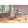 Dual Monitor Arm w/USB, 21″ Monitors, 360 deg Rotation/Pan,+15 deg/-85 deg Tilt, Silver, Up to 19.8lb, Ships in 7-10 Bus Days - Image 2