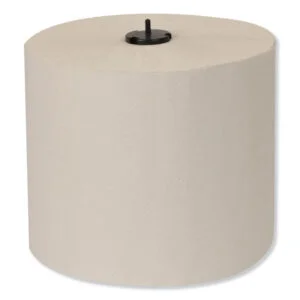 Basic Paper Wiper Roll Towel, 1-Ply, 7.68″ x 1,150 ft, White, 4 Rolls/Carton