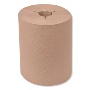 Universal Hand Towel Roll, Notched, 1-Ply, 8″ x 425 ft, Natural, 12 Rolls/Carton