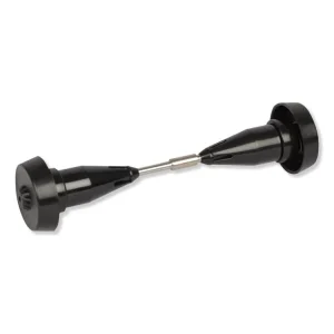 Coreless High Capacity Spindle Kit, Plastic, 3.66″ Roll Size, Black, 2 per Kit