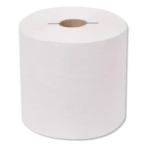 Premium Hand Towel Roll, Notched, 1-Ply, 7.5″ x 600 ft, White, 720/Roll, 6 Rolls/Carton
