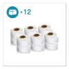 LW Address Labels, 1.13″ x 3.5″, White, 350 Labels/Roll, 12 Rolls/Pack