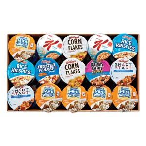 Breakfast Cereal – Single Serve, Classic Assortment, 2.1 Oz Cup, 60/carton