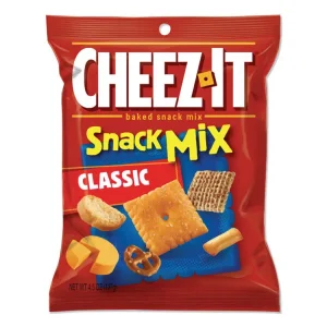 Cheez-It Baked Snack Mix, Classic Cheese, 4.5 Oz Bag, 6/pack