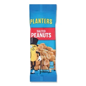 Salted Peanuts, 2 Oz Packet, 144/carton