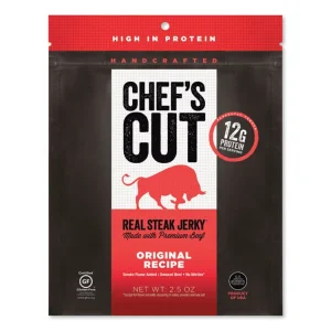 Real Steak Jerky, Original Recipe, 2.5 Oz Bag