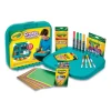 Create N’ Carry Case, Combo Art Storage Case And Lap Desk, 75 Pieces