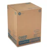 PLA Lids for Fiber Containers, 8.8 x 6.9 x 0.8, Clear, Plastic, 400/Carton - Image 2