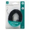 Line Cord, Plug/plug, 25 Ft, Black - Image 2