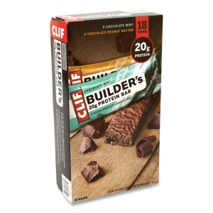 Builders Protein Bar, Chocolate Mint/chocolate Peanut Butter, 2.4 Oz Bar, 18 Bars/box, Ships In 1-3 Business Days