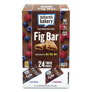 Fig Bars Variety Pack, 2 Oz Twin Pack, 24 Twin Packs/box, Ships In 1-3 Business Days