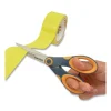 Non-Stick Titanium Bonded Scissors, 7″ Long, 3″ Cut Length, Gray/yellow Straight Handle - Image 2